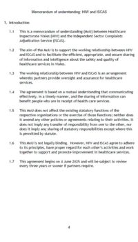 Memorandum of Understanding (MoU) – ISCAS & Wales (HIW)